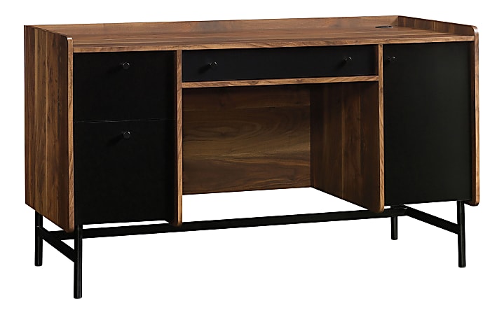 Sauder® Harvey Park 55"W Computer Desk, Grand Walnut