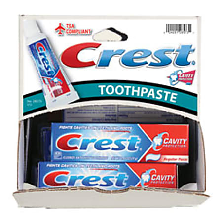 Crest® Cavity Protection Travel Size Toothpaste, 0.85 Oz. Tube