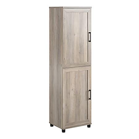 Ameriwood™ Home Delany 2-Door Kitchen Pantry Cabinet, 70-5/16”H x 19-3/4”W x 15-9/16”D, Oak