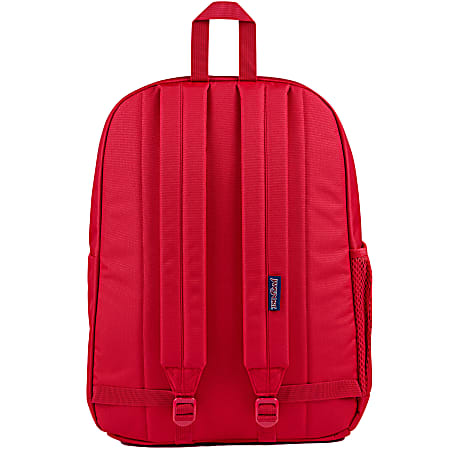 Jansport Cross Town Plus Backpack With 15 Laptop Pocket 35percent Recycled  Red Tape - Office Depot