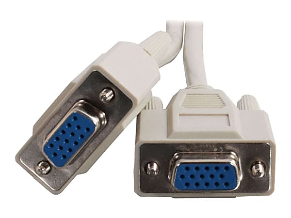 C2G Video Y Splitter 8in One HD15 VGA Male to Two HD15 VGA Female Y-Cable - VGA splitter - HD-15 (VGA) (M) to HD-15 (VGA) (F) - 7.9 in - beige