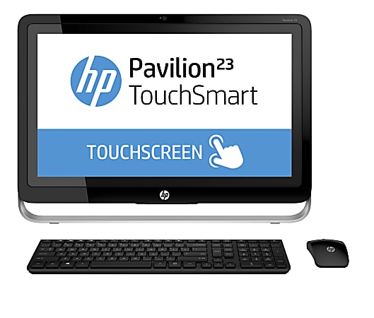 HP Pavilion TouchSmart 23-h056 All-In-One Computer With 23" Touch-Screen Display & 6th Gen AMD A6 Quad-Core Accelerated Processor