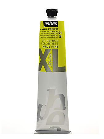 Pebeo Studio XL Oil Paint, 200 mL, Lemon Cadmium Yellow Hue, Pack Of 2