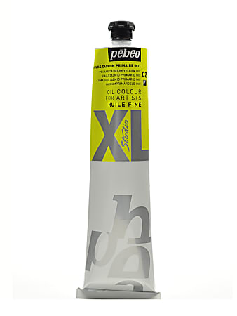 Pebeo Studio XL Oil Paint, 200 mL, Primary Cadmium Yellow Hue, Pack Of 2