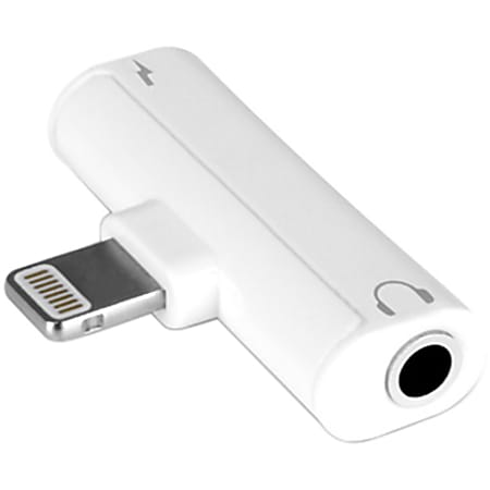 Aluratek Lightning 3.5 mm Adapter For iPhoneiPad 1 x Lightning