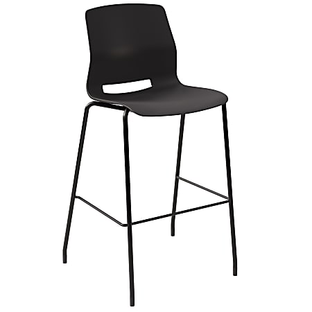 KFI Studios Imme Stacking Bar Stool, Black