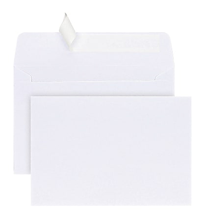 vloot nikkel schraper Office Depot Brand Greeting Card Envelopes A4 4 14 x 6 14 Clean Seal White  Box Of 25 - Office Depot