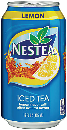 Nestea® Iced Tea, Lemon, 12 Oz. Cans, Case Of 24