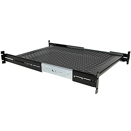 StarTech.com 2U Vented Sliding Rack Mount Shelf