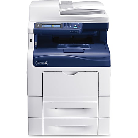 Xerox® WorkCentre 6605N Color All-In-One Printer, Copier, Scanner, Fax