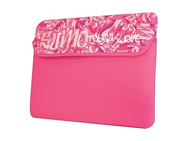 Mobile Edge Sumo Graffiti 8.9" to 11" iPad or Tablet Neoprene Sleeve - Notebook sleeve - 8.9" - 9" - pink