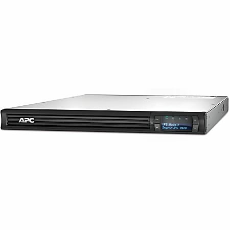 APC by Schneider Electric Smart-UPS 1500VA LCD RM 1U 230V - 1U Rack-mountable - 4 Hour Recharge - 5 Minute Stan - SMT1500RMI1U