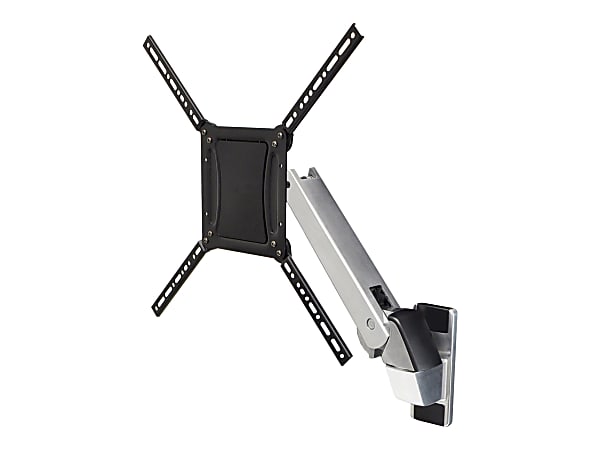 Ergotron Interactive Arm HD - Mounting kit (articulating arm, VESA adapter, wall mount bracket) - Patented Constant Force Technology - for LCD display - aluminum - black trim, polished aluminum - screen size: 30"-55"