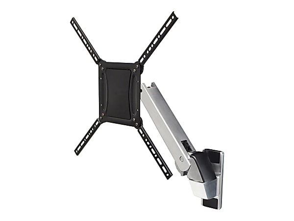 Ergotron Mounting Arm for Flat Panel Display - Polished Aluminum, Black - 30" to 55" Screen Support - 45296026