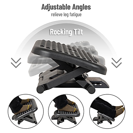 Mount-It! MI-7801 Adjustable Footrest - 18x14 Inches, Ergonomic, Like New (Open Box)