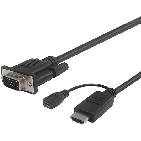 Displayport outlet to analog