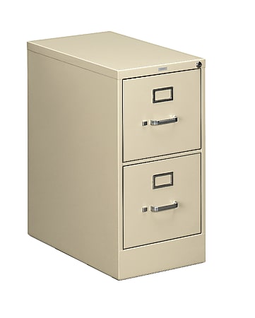 HON® 510 25"D Vertical 2-Drawer File Cabinet, Putty
