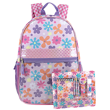 Trailmaker 9-In-1 Backpack Set, Floral