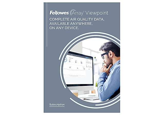 3-Year Fellowes® Array™ Air Purifier Viewpoint Plus Cloud-Based Dashboard Subscription