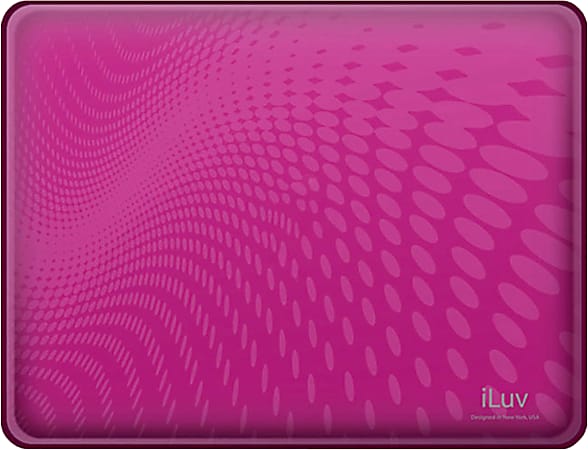 iLuv Flexi-Clear iPad® 1G Case, Pink Dot Wave, 99575839M