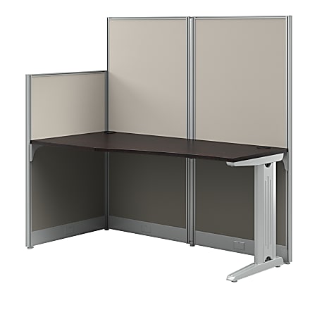 Bush Business Furniture Office In An Hour Straight Workstation, Mocha Cherry, Standard Delivery, WC3689203K
