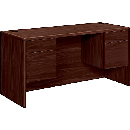 HON® 10700 Series™ Laminate Credenza With Kneespace, Mahogany