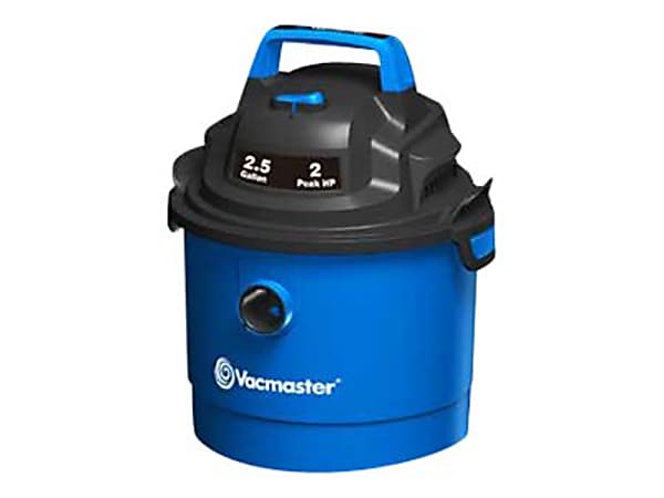 Vacmaster VOM205P Portable Vacuum Cleaner - 1491.40 W Motor - 2.50 gal - Bagged - Hose, Filter, Utility Nozzle, Crevice Tool - Blue