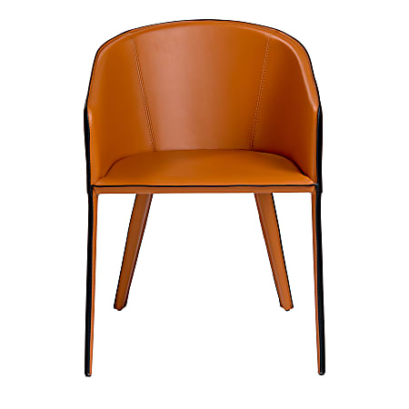 Eurostyle Pallas Side Chair, Cognac