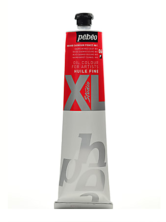 Pebeo Studio XL Oil Paint, 200 mL, Cadmium Red Deep Hue, Pack Of 2