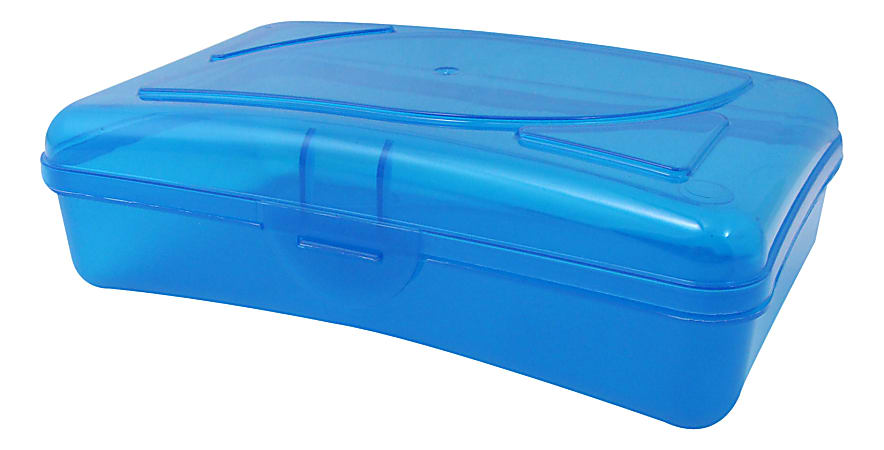 Cra-Z-Art Plastic School Box, 2-3/16”H x 5-3/16”W x 8”D, Assorted Colors