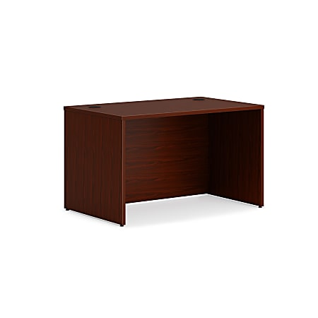 HON Mod HLPLDS4830 Desk Shell, 29"H x 48"W x 30"D, Traditional Mahogany