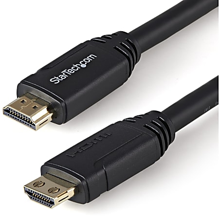 StarTech.com HDMI 2.0 Cable With Gripping Connectors, 10&#x27;