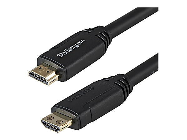StarTech.com 9.8ft (3m) HDMI 2.0 Cable, 4K 60Hz Premium Certified High Speed HDMI Cable w/Ethernet, UHD HDMI Cord, M/M Gripping Connectors