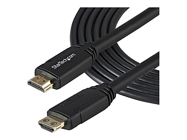 StarTech.com HDMI 2.0 Cable With Gripping Connectors, 10'