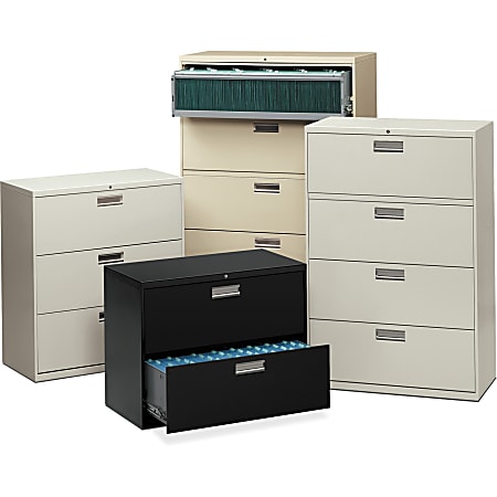 Hon 600 20 D Lateral 5 Drawer File
