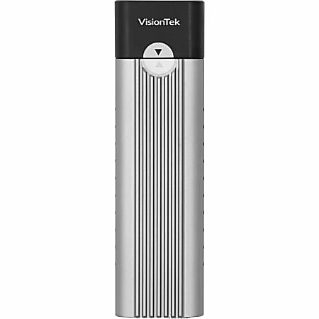 VisionTek Drive Enclosure M.2, PCI Express NVMe - USB Type C Host Interface External - 1 x SSD Supported - 1 x Total Bay