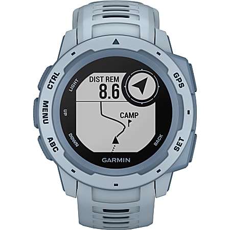 Garmin Instinct GPS Watch Wrist 128 x 128 Bluetooth GPS 336 Hour Round Sea  Foam Glass Lens Fiber Reinforced Polymer Bezel Fiber Reinforced Polymer  Case Silicone Band - Office Depot