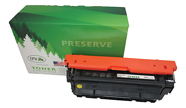 IPW Preserve Remanufactured Yellow Toner Cartridge Replacement For HP 655A, CF452A, 545-452-ODP