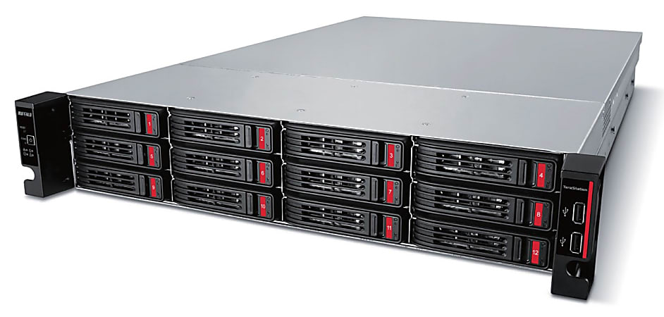 Buffalo TeraStation 51210RH Rackmount 16TB NAS Hard Drives Included - Annapurna Labs Alpine AL-314 1.70 GHz - 4 x HDD Installed - 16 TB Installed HDD Capacity - 8 GB RAM DDR3 SDRAM - Serial ATA/600 Controller