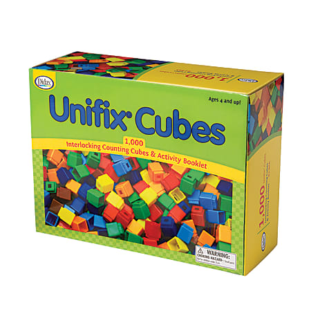 Didax Unifix® Cube Set, Multicolor, Pack Of 1,000
