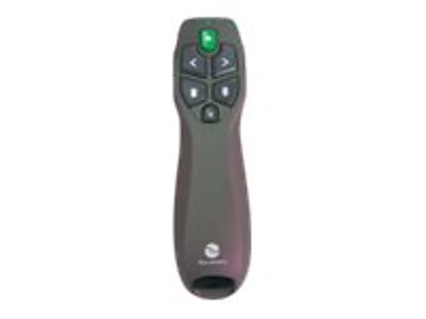 Gyration Air Mouse Presenter - Mouse - gyroscopic - 7 buttons - wireless - 2.4 GHz - USB wireless receiver