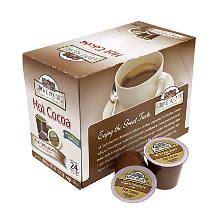 Grove Square Milk Chocolate Hot Cocoa K Cups 1 Oz Pack Of 24