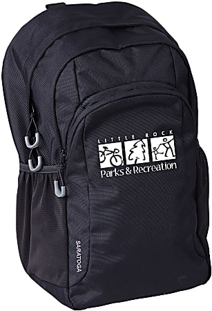 Custom Promotional Saratoga Passage Screen-Printed Backpack, 11-1/2" x 17-1/2"