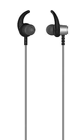 Ativa Wireless Magnetic Earbuds Gray MW PCT 01 GR Office Depot