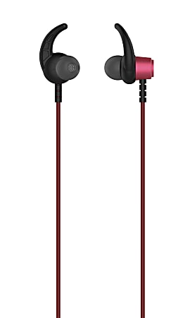 Ativa Wireless Magnetic Earbuds Red MW PCT 01 RE Office Depot