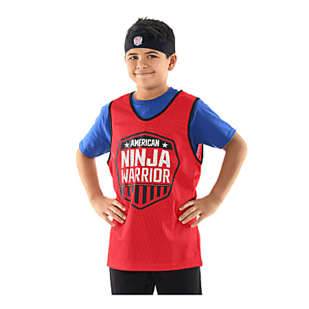 American Ninja Warrior Pullover Team Jerseys, Blue/Red, 2 Jerseys Per Pack, Set Of 8 Packs