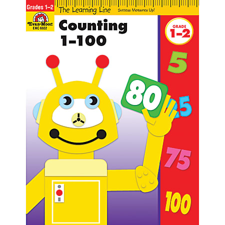 Evan-Moor® Learning Line: Counting 1 To 100, Grades 1-2