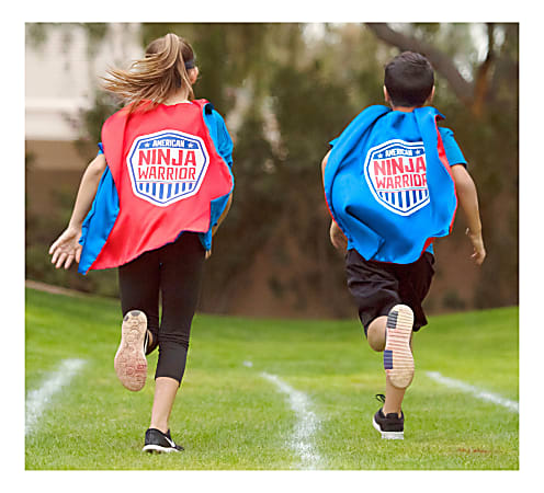 American Ninja Warrior Capes Set, Red/Blue