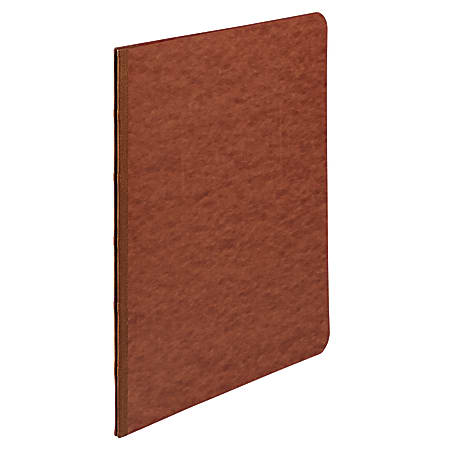 ACCO® Pressboard Report Cover With Fastener, Side Bound, 8 1/2" x 8 1/2", 60% Recycled, Earth Red