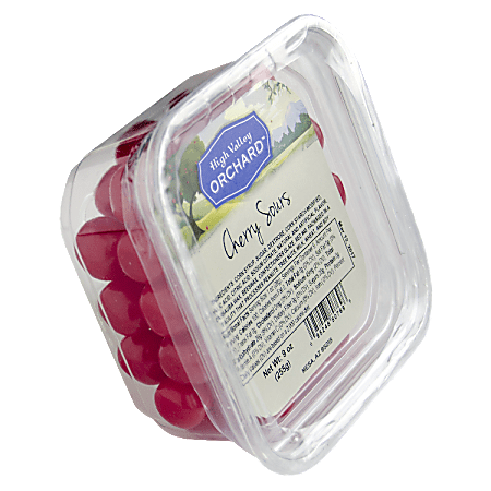 Lehi Valley Cherry Sours Hard Candy, 9 Oz Tub